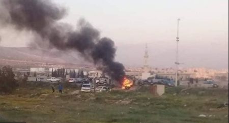 اخبار,اخبار حوادث,تصادف خونین اتوبوس زوار در سوریه اخبار,اخبار حوادث,تصادف خونین اتوبوس زوار در سوریه