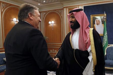 اخبار,اخبار سیاست خارجی,دیدار پمپئو و ولیعهد سعودی