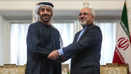 اخبار,اخبار سیاست خارجی,ظریف و وزیر خارجه امارات اخبار,اخبار سیاست خارجی,ظریف و وزیر خارجه امارات