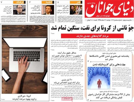 عناوین روزنامه ها, روزنامه های امروز عناوین روزنامه ها, روزنامه های امروز