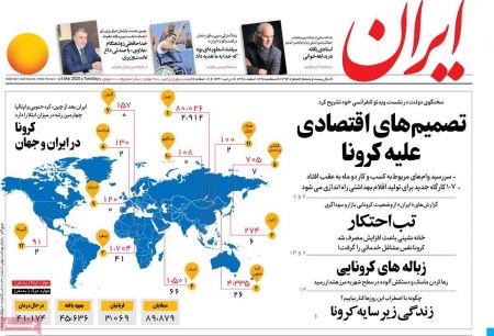  عناوین روزنامه ها, روزنامه های امروز