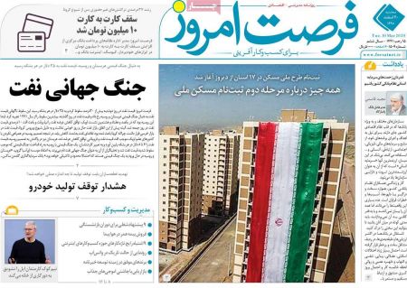 عناوین روزنامه ها, روزنامه های امروز عناوین روزنامه ها, روزنامه های امروز