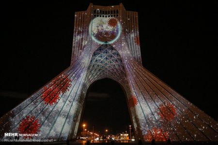 عکس خبری,نورپردازی سه بعدی برج آزادی عکس خبری,نورپردازی سه بعدی برج آزادی