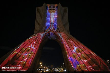 عکس خبری,نورپردازی سه بعدی برج آزادی عکس خبری,نورپردازی سه بعدی برج آزادی