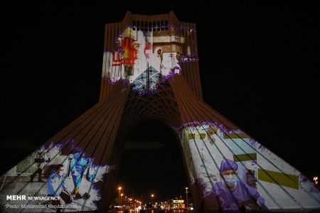 عکس خبری,نورپردازی سه بعدی برج آزادی عکس خبری,نورپردازی سه بعدی برج آزادی