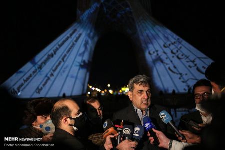 عکس خبری,نورپردازی سه بعدی برج آزادی عکس خبری,نورپردازی سه بعدی برج آزادی