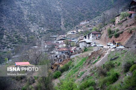 عکس خبری,ریزش کوه در روستای پیت سرای سوادکوه