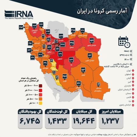 اخبار,اخبار پزشکی,کرونا در ایران