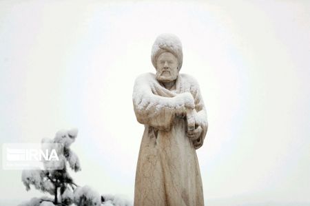 انعکاس,بارش برف بهاری در همدان و مازندران انعکاس,بارش برف بهاری در همدان و مازندران