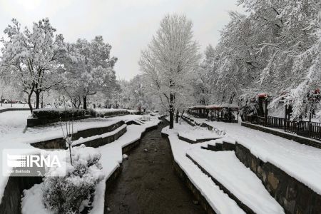 انعکاس,بارش برف بهاری در همدان و مازندران