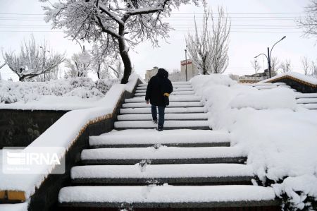 انعکاس,بارش برف بهاری در همدان و مازندران انعکاس,بارش برف بهاری در همدان و مازندران