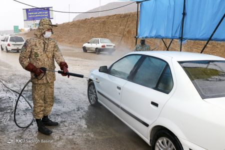 عکس خبری,غربالگری کرونا در پلیس راه اصفهان اخبار,اخبار جدید,اخبار
