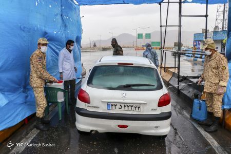 عکس خبری,غربالگری کرونا در پلیس راه اصفهان اخبار,اخبار جدید,اخبار