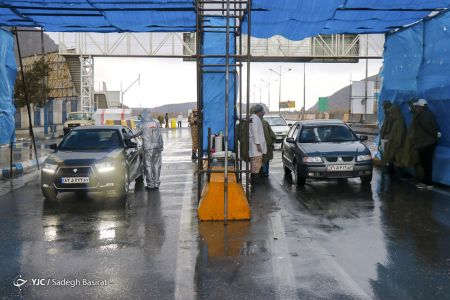 عکس خبری,غربالگری کرونا در پلیس راه اصفهان اخبار,اخبار جدید,اخبار