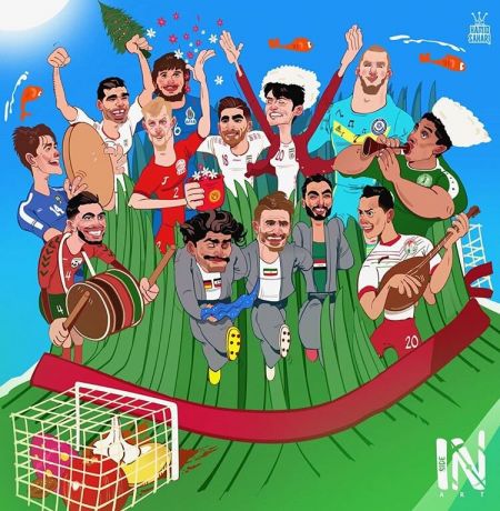 اخبار,اخبار ورزشی,فوتبالیستها روی سبزه هفت سین اخبار,اخبار ورزشی,فوتبالیستها روی سبزه هفت سین