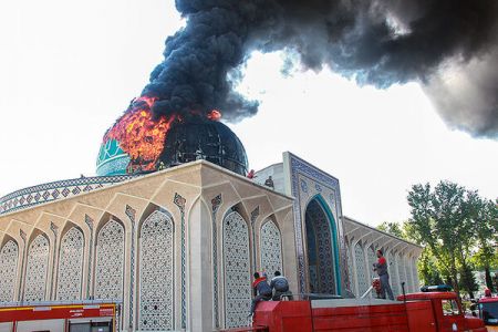 اخبار,اخبار حوادث,گنبد مسجد مالک اشتر