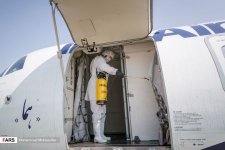 عکس خبری,ضدعفونی هواپیماهای ایران ایر عکس خبری,ضدعفونی هواپیماهای ایران ایر