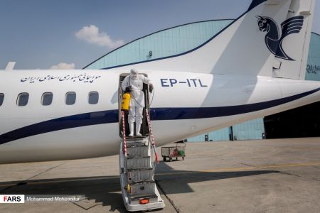 عکس خبری,ضدعفونی هواپیماهای ایران ایر عکس خبری,ضدعفونی هواپیماهای ایران ایر