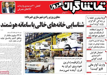 عناوین روزنامه ها, روزنامه های امروز عناوین روزنامه ها, روزنامه های امروز