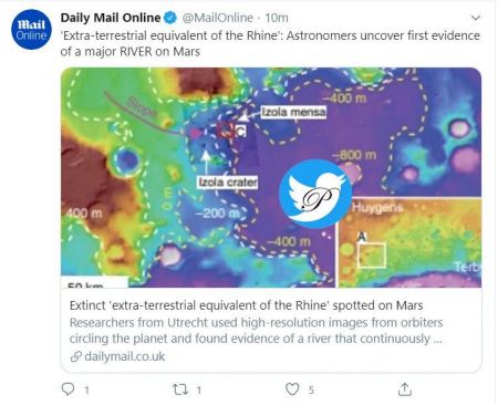 اخبار علمی,خبرهای علمی , رودخانه‌ای در مریخ