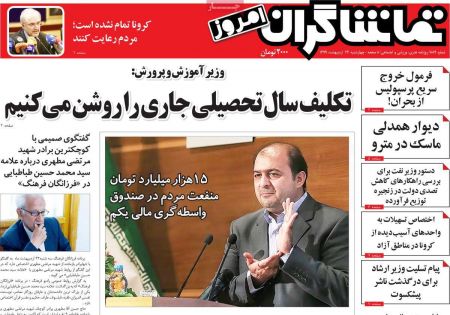 عناوین روزنامه ها, روزنامه های امروز عناوین روزنامه ها, روزنامه های امروز