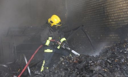 اخبار,اخبار حوادث,آتش سوزی در ساختمان شیشه‌ای صداوسیما