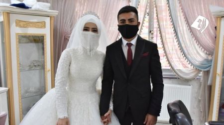 اخبار,اخبار گوناگون,ماسک مخصوص عروس و دامادها اخبار,اخبار گوناگون,ماسک مخصوص عروس و دامادها