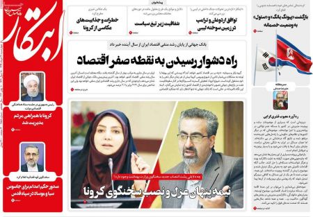 عناوین روزنامه ها, روزنامه های امروز عناوین روزنامه ها, روزنامه های امروز
