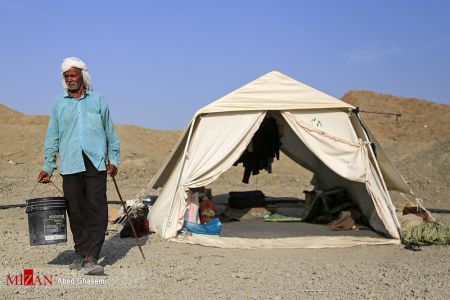 عکس خبری,مردم سیل زده زاج و داربست