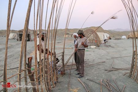 عکس خبری,مردم سیل زده زاج و داربست