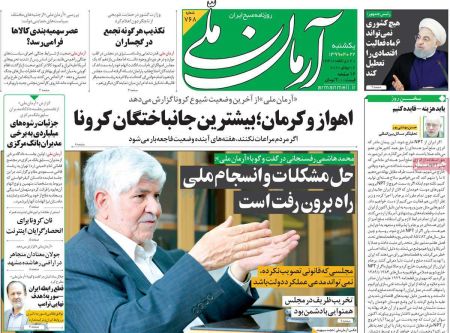 عناوین روزنامه ها, روزنامه های امروز عناوین روزنامه ها, روزنامه های امروز