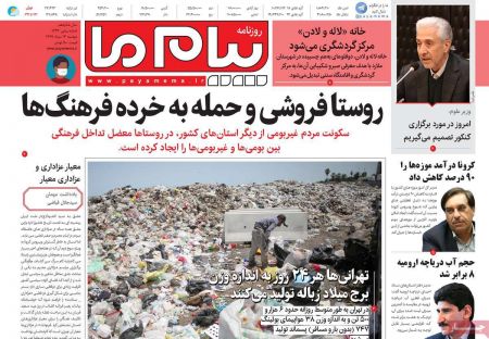 عناوین روزنامه ها, روزنامه های امروز عناوین روزنامه ها, روزنامه های امروز