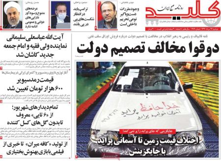 عناوین روزنامه ها, روزنامه های امروز عناوین روزنامه ها, روزنامه های امروز