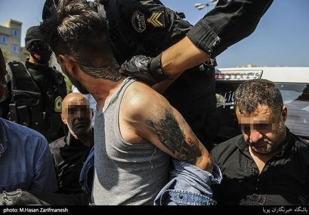 عکس خبری,دستگیری اراذل و اوباش محله تهران پارس عکس خبری,دستگیری اراذل و اوباش محله تهران پارس