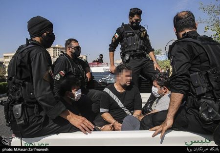 عکس خبری,دستگیری اراذل و اوباش محله تهران پارس عکس خبری,دستگیری اراذل و اوباش محله تهران پارس