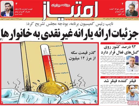 عناوین روزنامه ها, روزنامه های امروز عناوین روزنامه ها, روزنامه های امروز