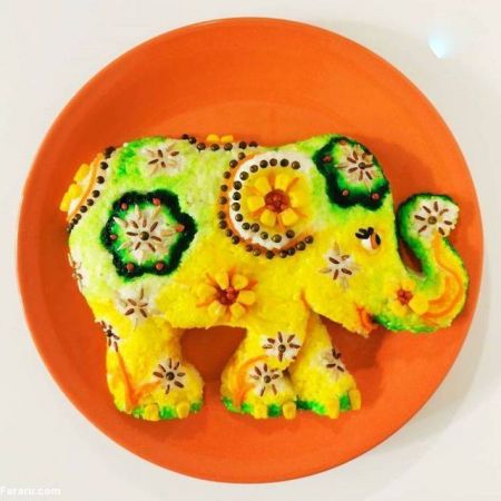 اخبارگوناگون,خبرهای گوناگون ,نقاشی با غذا اخبارگوناگون,خبرهای گوناگون ,نقاشی با غذا