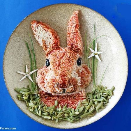 اخبارگوناگون,خبرهای گوناگون ,نقاشی با غذا اخبارگوناگون,خبرهای گوناگون ,نقاشی با غذا