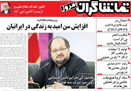 عناوین روزنامه ها, روزنامه های امروز عناوین روزنامه ها, روزنامه های امروز