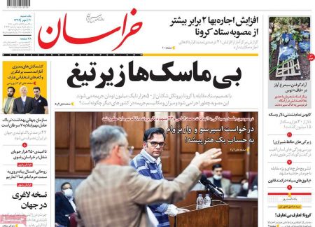 عناوین روزنامه ها, روزنامه های امروز عناوین روزنامه ها, روزنامه های امروز