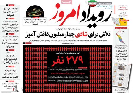 عناوین روزنامه ها, روزنامه های امروز عناوین روزنامه ها, روزنامه های امروز