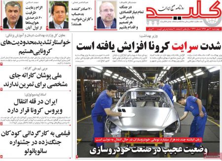 عناوین روزنامه ها, روزنامه های امروز عناوین روزنامه ها, روزنامه های امروز