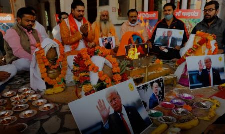 اخبار,اخبار بین الملل,مراسم دعا برای پیروزی ترامپ در هند