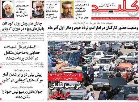 عناوین روزنامه ها, روزنامه های امروز عناوین روزنامه ها, روزنامه های امروز