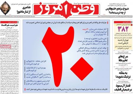 عناوین روزنامه ها, روزنامه های امروز عناوین روزنامه ها, روزنامه های امروز