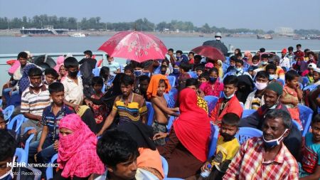 اخباربین الملل ,خبرهای بین الملل ,تبعید مسلمان میانماری به جزیره