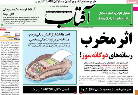 عناوین روزنامه ها, روزنامه های امروز عناوین روزنامه ها, روزنامه های امروز
