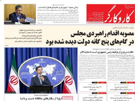 عناوین روزنامه ها, روزنامه های امروز عناوین روزنامه ها, روزنامه های امروز