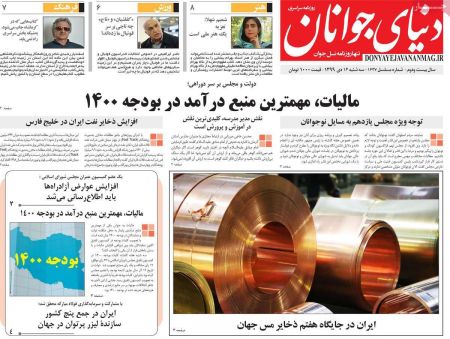 عناوین روزنامه ها, روزنامه های امروز عناوین روزنامه ها, روزنامه های امروز