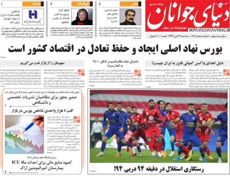 عناوین روزنامه ها, روزنامه های امروز عناوین روزنامه ها, روزنامه های امروز